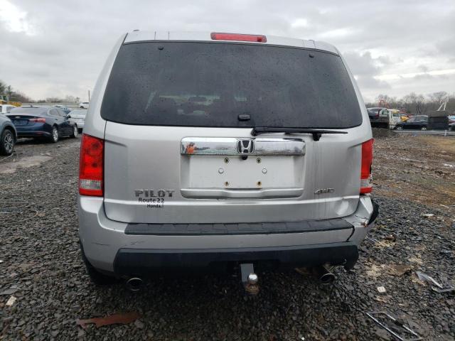 5FNYF4H40AB009672 - 2010 HONDA PILOT EX SILVER photo 6