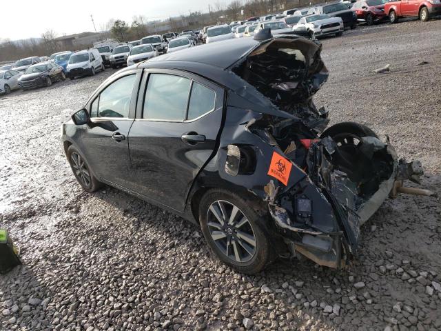 3N1CN8EV8ML841738 - 2021 NISSAN VERSA SV BLACK photo 2