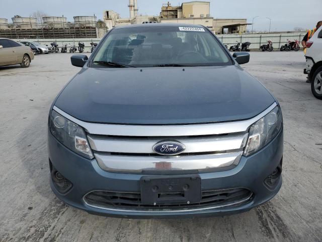 3FAHP0HA5CR379454 - 2012 FORD FUSION SE BLUE photo 5