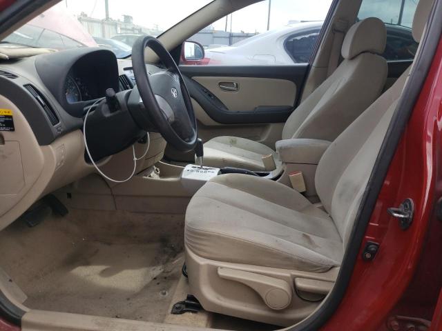 KMHDU46D77U120481 - 2007 HYUNDAI ELANTRA GLS RED photo 7