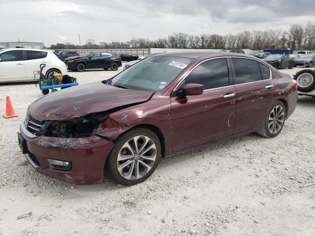 1HGCR2F59FA138089 - 2015 HONDA ACCORD SPORT BURGUNDY photo 1