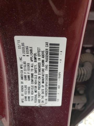 1HGCR2F59FA138089 - 2015 HONDA ACCORD SPORT BURGUNDY photo 12