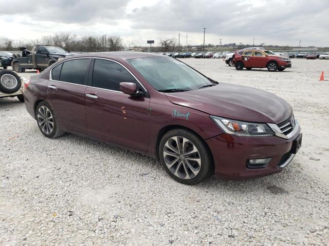 1HGCR2F59FA138089 - 2015 HONDA ACCORD SPORT BURGUNDY photo 4