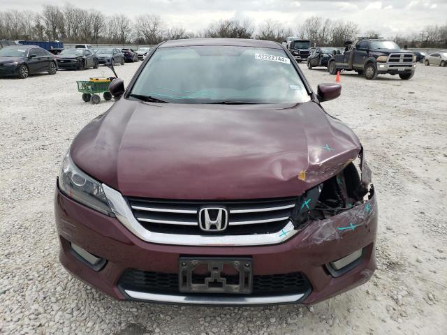 1HGCR2F59FA138089 - 2015 HONDA ACCORD SPORT BURGUNDY photo 5