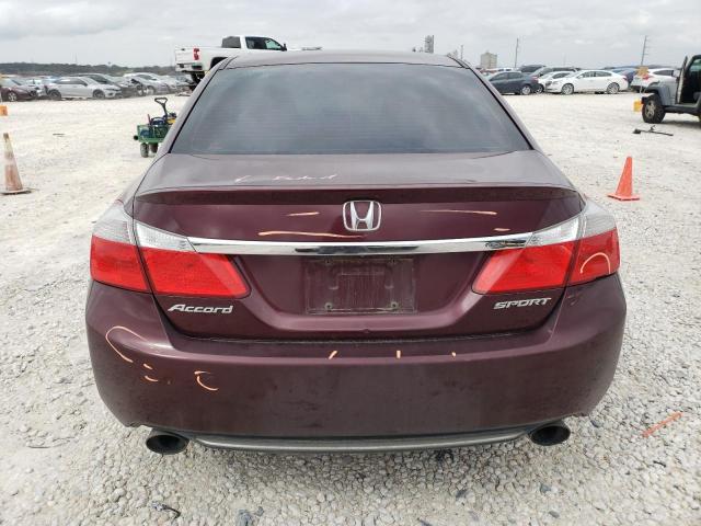 1HGCR2F59FA138089 - 2015 HONDA ACCORD SPORT BURGUNDY photo 6