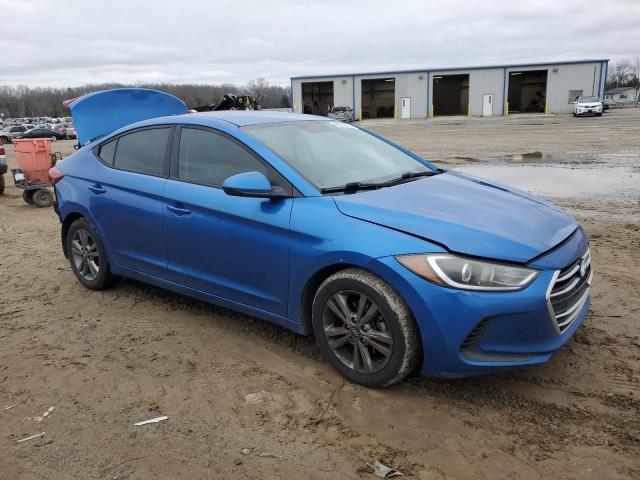 5NPD84LFXHH004377 - 2017 HYUNDAI ELANTRA SE BLUE photo 4