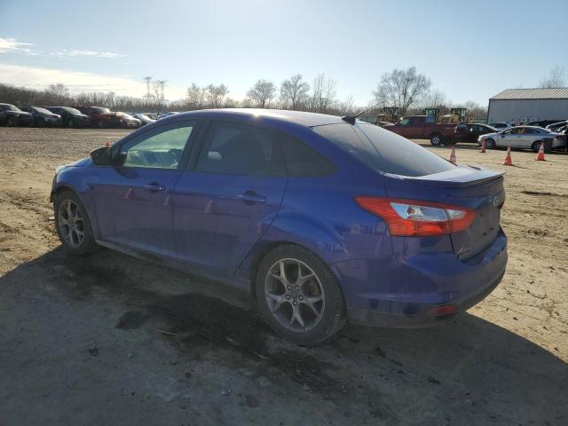 1FADP3F2XEL182941 - 2014 FORD FOCUS SE BLUE photo 2