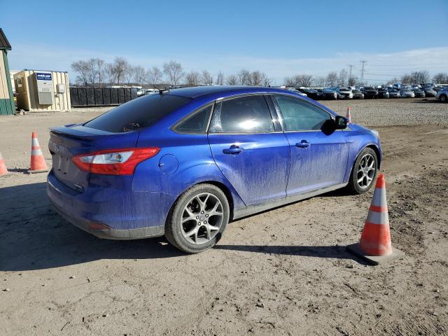 1FADP3F2XEL182941 - 2014 FORD FOCUS SE BLUE photo 3