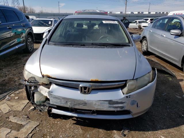 JHMFA36288S024062 - 2008 HONDA CIVIC HYBRID SILVER photo 5