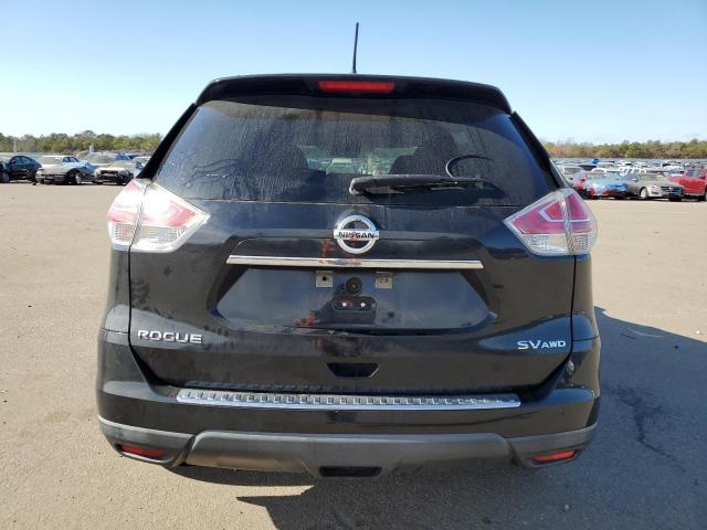 KNMAT2MV1GP639888 - 2016 NISSAN ROGUE S BLACK photo 6