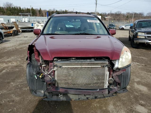 JHLRD78826C008853 - 2006 HONDA CR-V EX RED photo 5