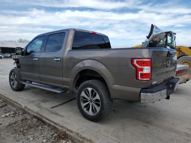 1FTEW1C41KKC48967 - 2019 FORD F150 SUPERCREW BROWN photo 2