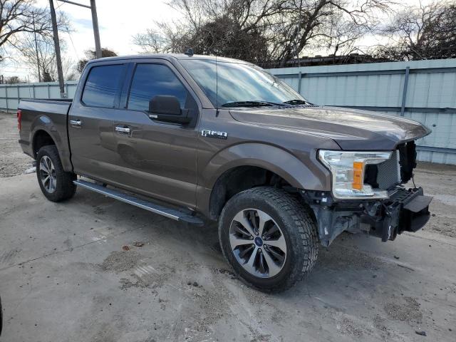 1FTEW1C41KKC48967 - 2019 FORD F150 SUPERCREW BROWN photo 4