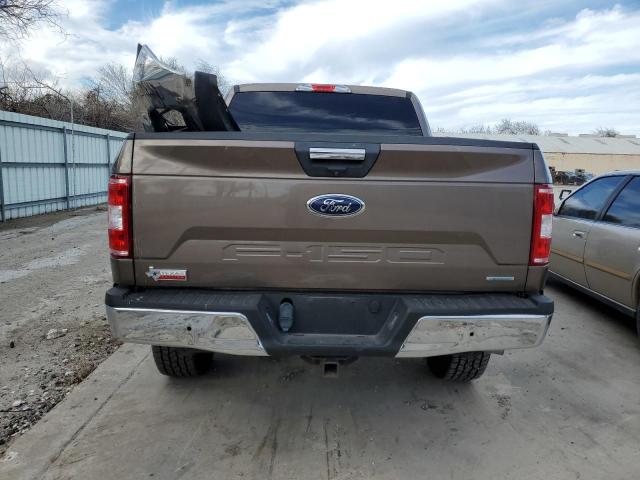 1FTEW1C41KKC48967 - 2019 FORD F150 SUPERCREW BROWN photo 6