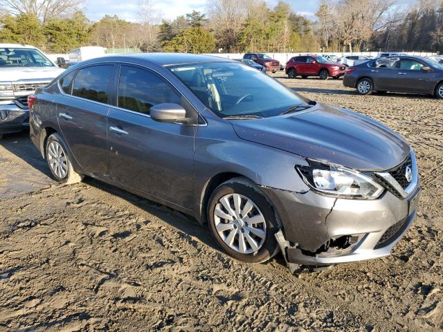 3N1AB7AP6KY211461 - 2019 NISSAN SENTRA S GRAY photo 4