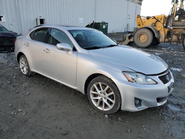 JTHCF5C26C5054527 - 2012 LEXUS IS 250 SILVER photo 4