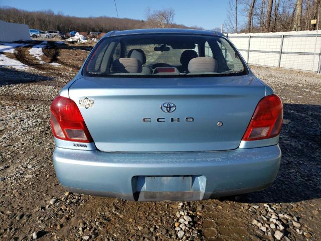 JTDAT123520244481 - 2002 TOYOTA ECHO BLUE photo 6