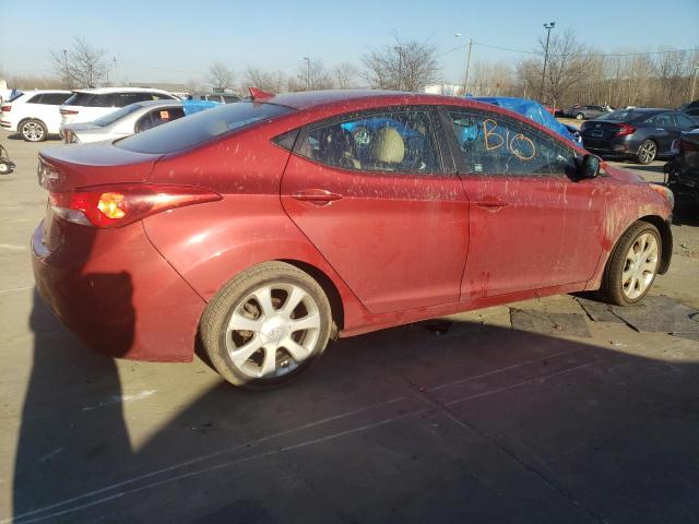 KMHDH4AE8CU429035 - 2012 HYUNDAI ELANTRA GLS BURGUNDY photo 3