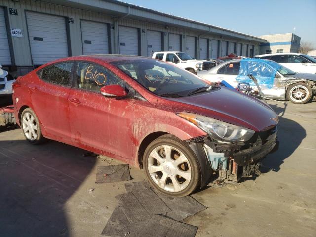 KMHDH4AE8CU429035 - 2012 HYUNDAI ELANTRA GLS BURGUNDY photo 4