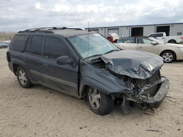 1GNDT13S252113091 - 2005 CHEVROLET TRAILBLAZE LS GRAY photo 4