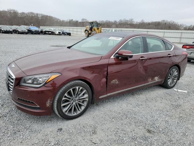 KMHGN4JE5FU100433 - 2015 HYUNDAI GENESIS 3.8L BURGUNDY photo 1