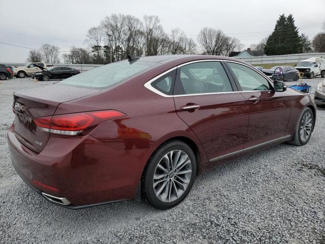 KMHGN4JE5FU100433 - 2015 HYUNDAI GENESIS 3.8L BURGUNDY photo 3