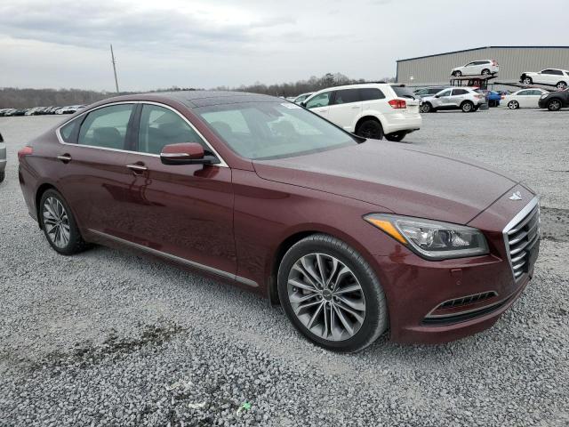 KMHGN4JE5FU100433 - 2015 HYUNDAI GENESIS 3.8L BURGUNDY photo 4