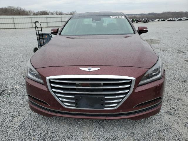 KMHGN4JE5FU100433 - 2015 HYUNDAI GENESIS 3.8L BURGUNDY photo 5