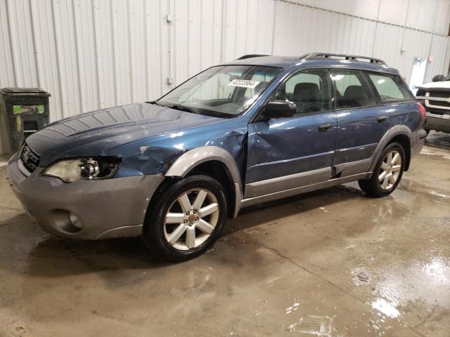 4S4BP61C467351571 - 2006 SUBARU LEGACY OUTBACK 2.5I BLUE photo 1