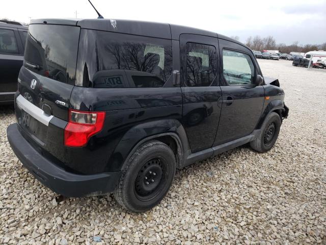 5J6YH2H36AL000889 - 2010 HONDA ELEMENT LX BLACK photo 3