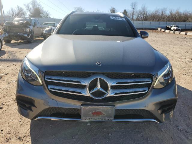 WDC0G4KB0JV016697 - 2018 MERCEDES-BENZ GLC 300 4MATIC GRAY photo 5