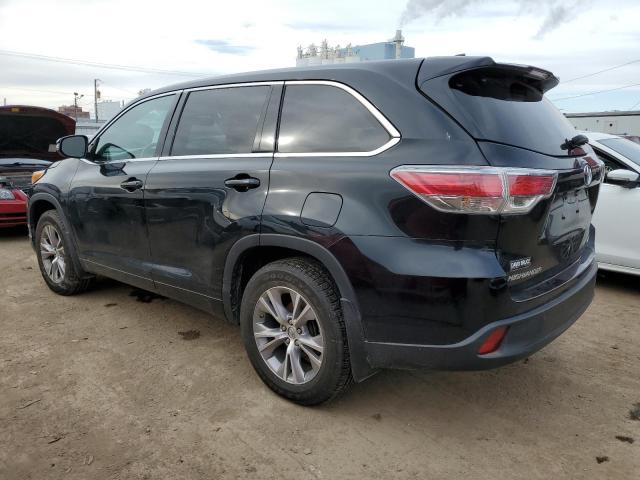 5TDBKRFH9ES043213 - 2014 TOYOTA HIGHLANDER LE BLACK photo 2