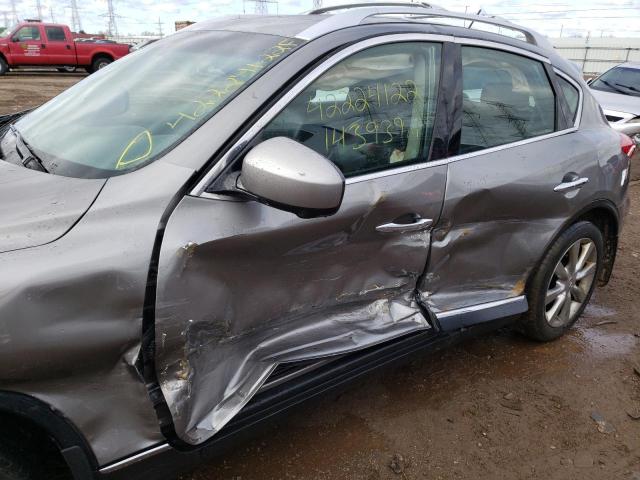 JN1AJ0HR8AM750117 - 2010 INFINITI EX35 BASE ნაცრისფერი ფოტო 9