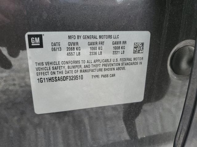 1G11H5SA6DF329510 - 2013 CHEVROLET MALIBU LTZ BLACK photo 13