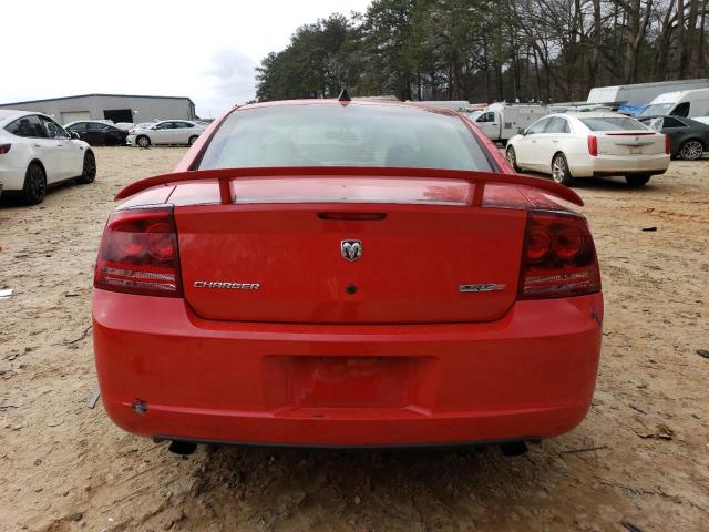 2B3LA73W78H197969 - 2008 DODGE CHARGER SRT-8 RED photo 6