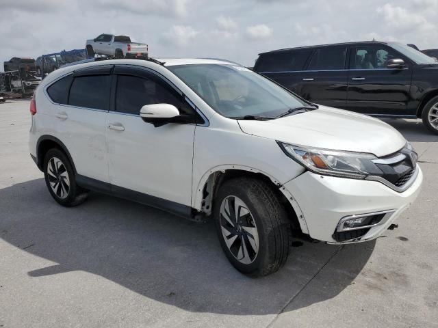 5J6RM4H9XGL072669 - 2016 HONDA CR-V TOURING WHITE photo 4