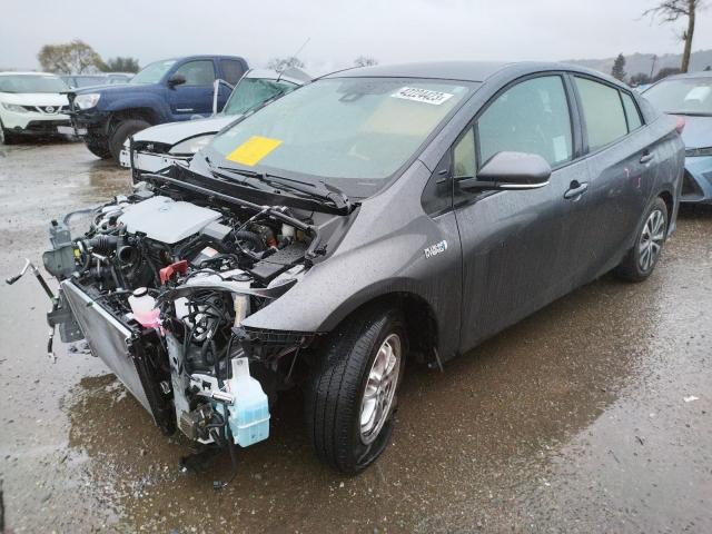 JTDKAMFPXN3197301 - 2022 TOYOTA PRIUS PRIM LE GRAY photo 1