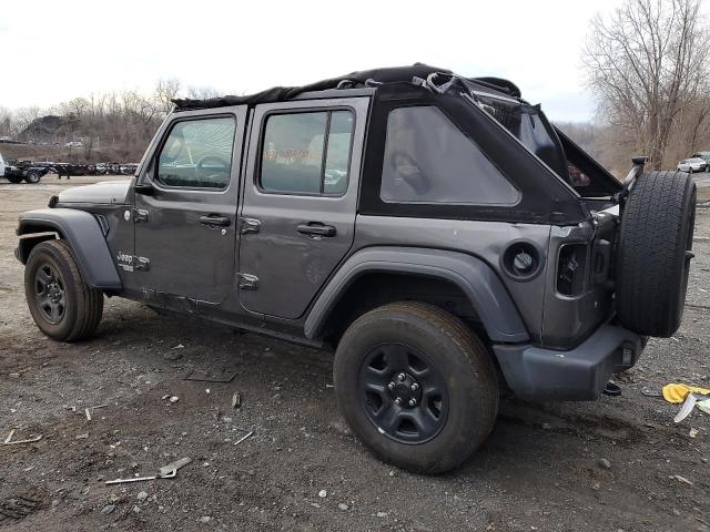 1C4HJXDN3MW532117 - 2021 JEEP WRANGLER SPORT GRAY photo 2