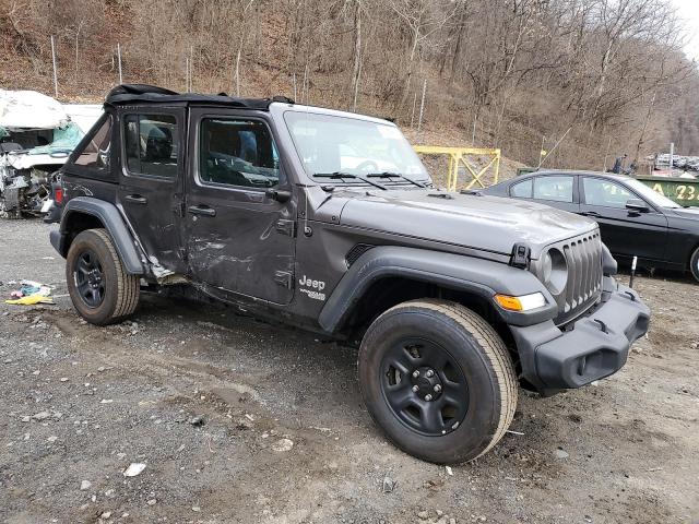 1C4HJXDN3MW532117 - 2021 JEEP WRANGLER SPORT GRAY photo 4