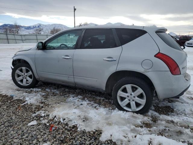 JN8AZ08WX6W500101 - 2006 NISSAN MURANO SL SILVER photo 2