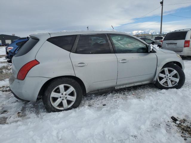 JN8AZ08WX6W500101 - 2006 NISSAN MURANO SL SILVER photo 3