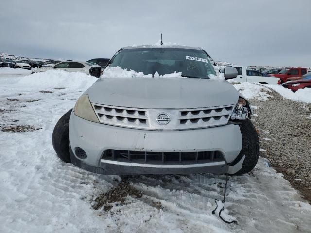 JN8AZ08WX6W500101 - 2006 NISSAN MURANO SL SILVER photo 5