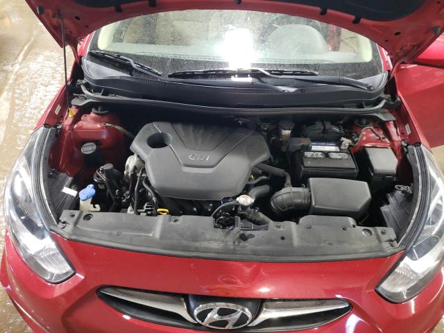 KMHCU4AEXDU275758 - 2013 HYUNDAI ACCENT GLS RED photo 11