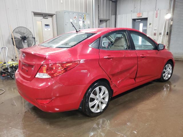 KMHCU4AEXDU275758 - 2013 HYUNDAI ACCENT GLS RED photo 3