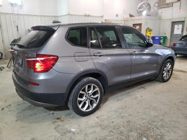 5UXWX7C54DL979336 - 2013 BMW X3 XDRIVE35I GRAY photo 3