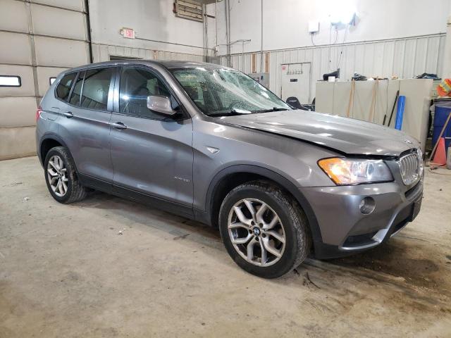 5UXWX7C54DL979336 - 2013 BMW X3 XDRIVE35I GRAY photo 4