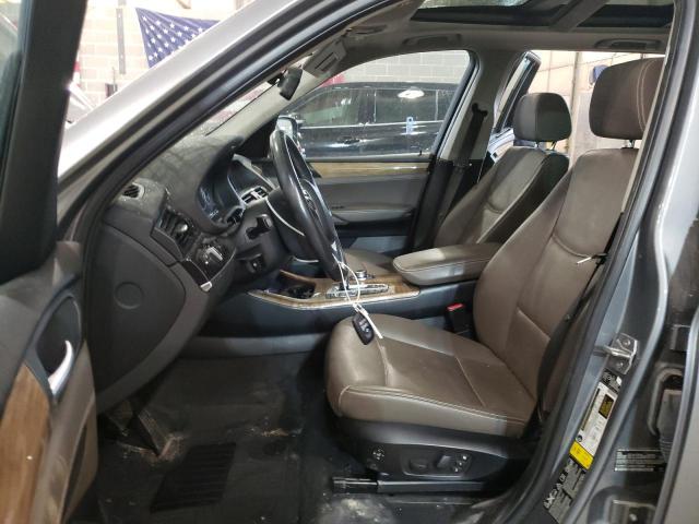 5UXWX7C54DL979336 - 2013 BMW X3 XDRIVE35I GRAY photo 7