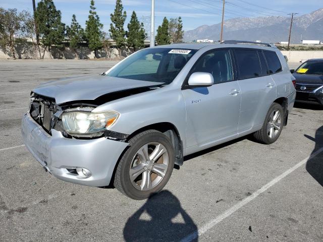 JTEES43A282085639 - 2008 TOYOTA HIGHLANDER SPORT SILVER photo 1