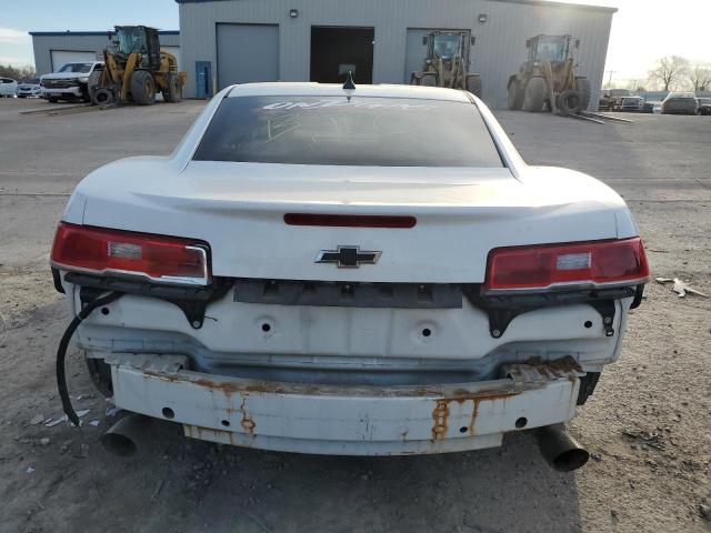 2G1FB1E3XF9260197 - 2015 CHEVROLET CAMARO LS WHITE photo 6