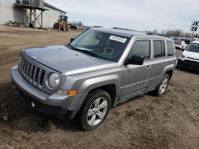 1C4NJRFB3ED810111 - 2014 JEEP PATRIOT LATITUDE GRAY photo 1